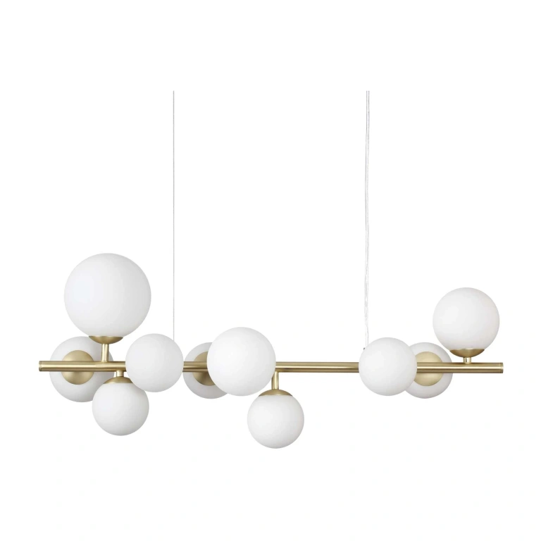 Полилей perlage, brass, ideal lux, 10xG9, 3000k, 283791