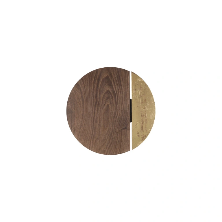 Аплик sun led, dark wood+black+gold, nowodvorski, led 15w, 3000k, 610lm, 7651