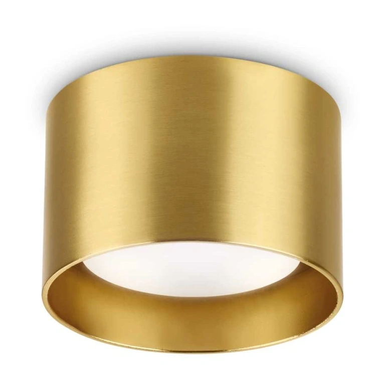 луна spike pl1, brass, ideal lux, gx53max1x15w, 285238