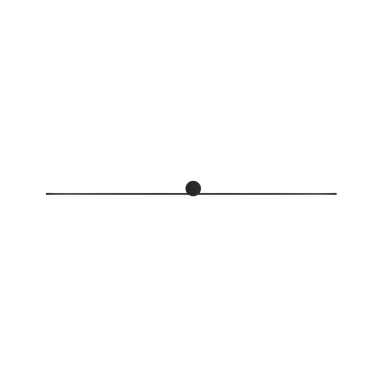 Аплик pin led l, black, nowodvorski, led 15w, 4000k, 700lm, 120°, 8130