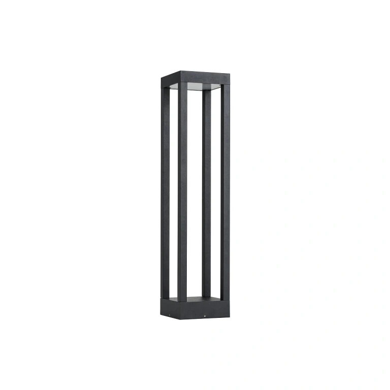 Градински аплик structure led, black, nowodvorski, led 13w, 3000k, 820lm, 120°, 8145